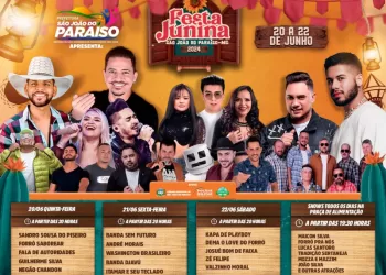 Festa Junina de São João do Paraiso 2024